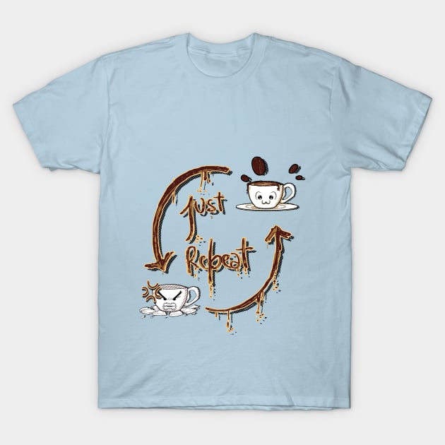 Coffee Routine T-Shirt by blackList90